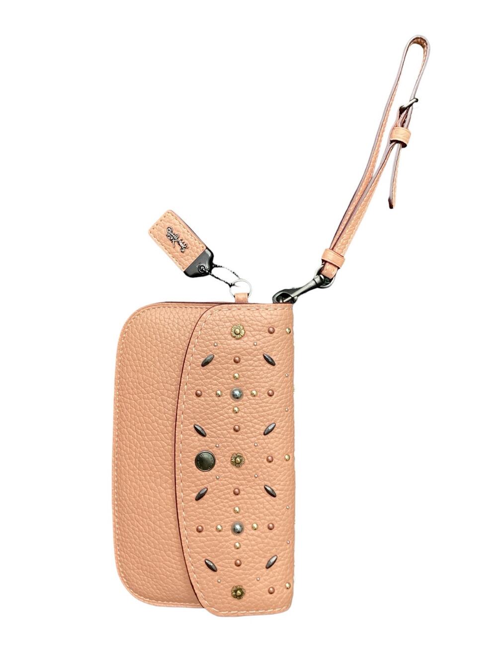 NWT Coach Wristlet/ Wallet Women’s OneSize 1941 Prairie Rivets Western Inspired
